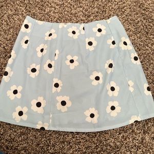 Princess Polly light Blue flower mini skirt 🤍💙